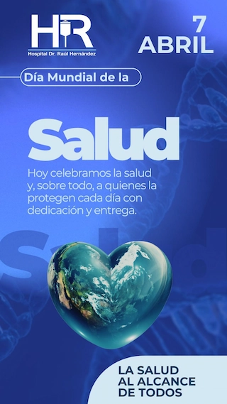 Campaña del Día Mundial de la Salud con mensaje sobre prevención y bienestar